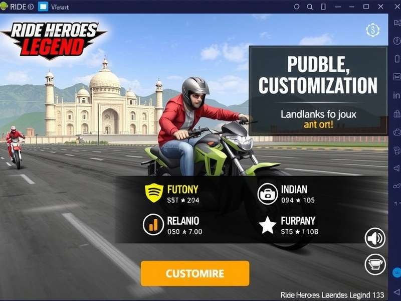 Customization Options in Ride Heroes Legend India
