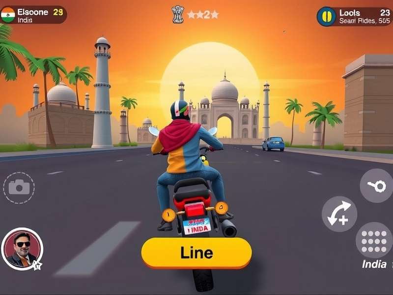 Indian Landmarks in Ride Heroes Legend India